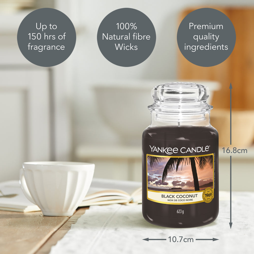 Black Coconut Classic Large Jar