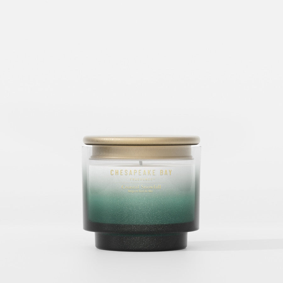 Coastal Snowfall Chesapeake Bay Small Candle