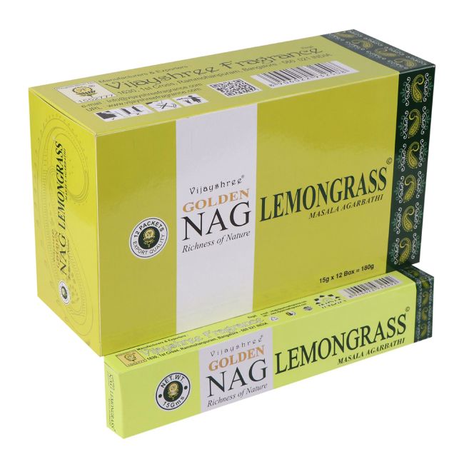 Lemongrass Golden Nag Incense Sticks