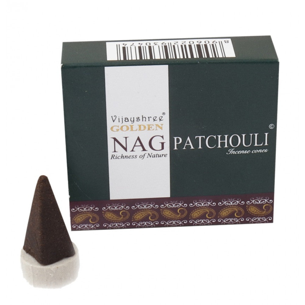 Patchouli Golden Nag Incense Cones