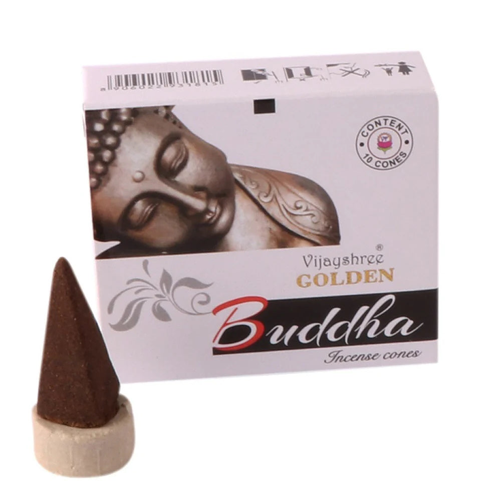 Buddha Golden Nag Incense Cones