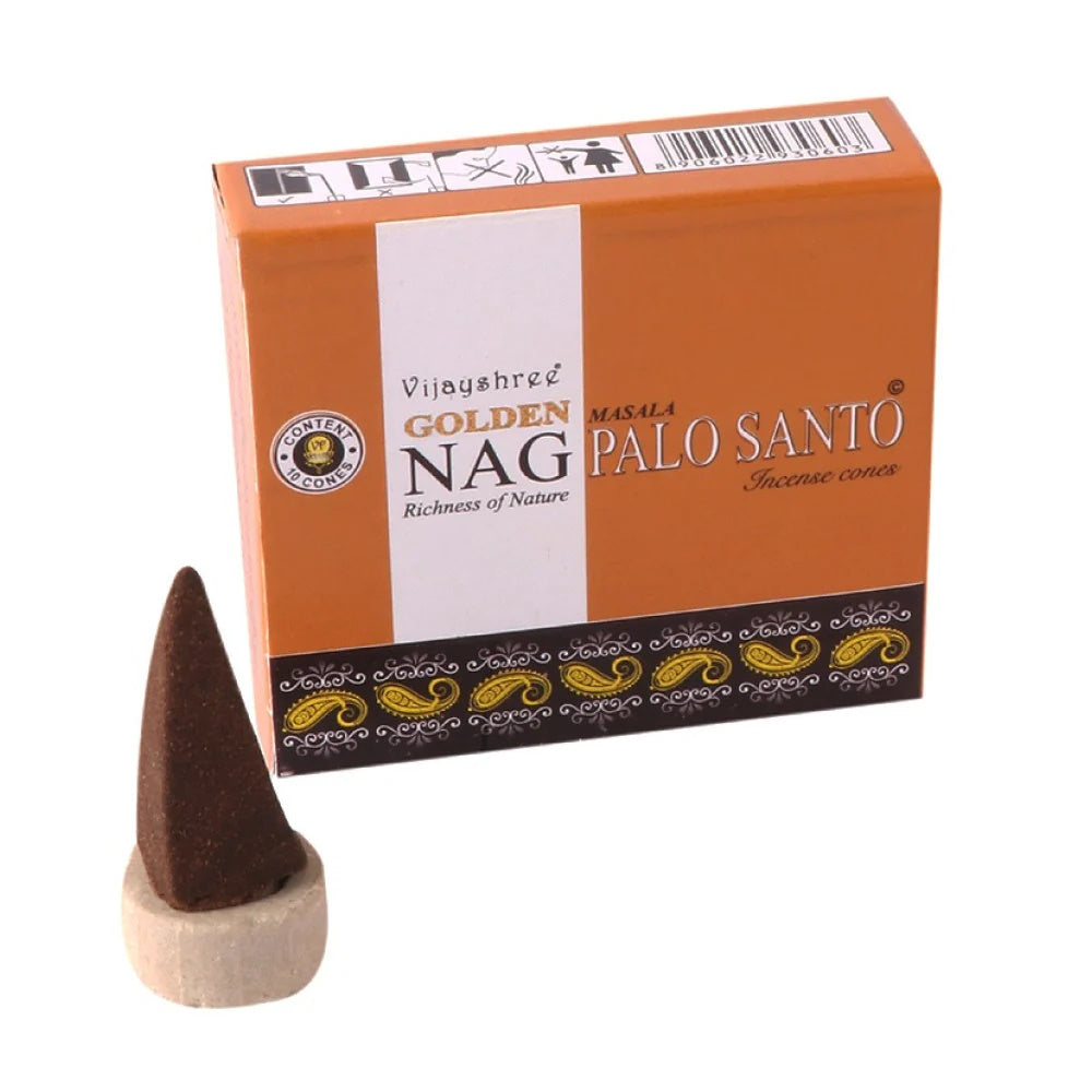 Palo Santo Golden Nag Incense Cones