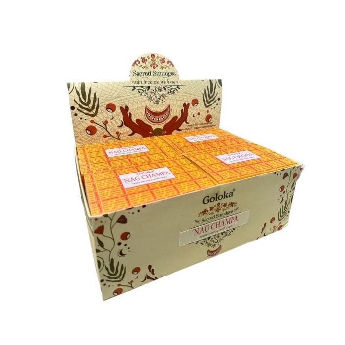Nag Champa Goloka Resin Incense Cups - Incense Sale