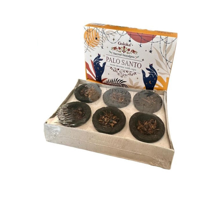 Palo Santo Goloka Resin Incense Cups - Incense Sale