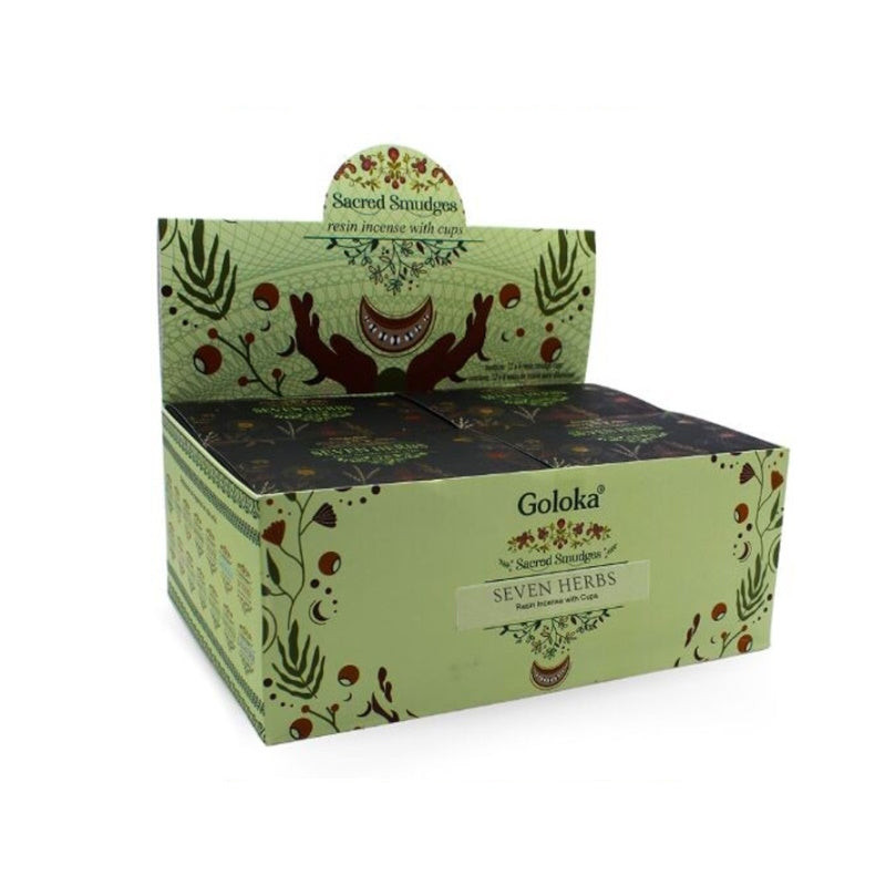 Seven Herbs Goloka Resin Incense Cups - Incense Sale