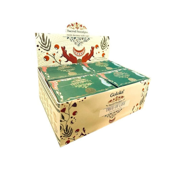 Tree of Life Goloka Resin Incense Cups - Incense Sale
