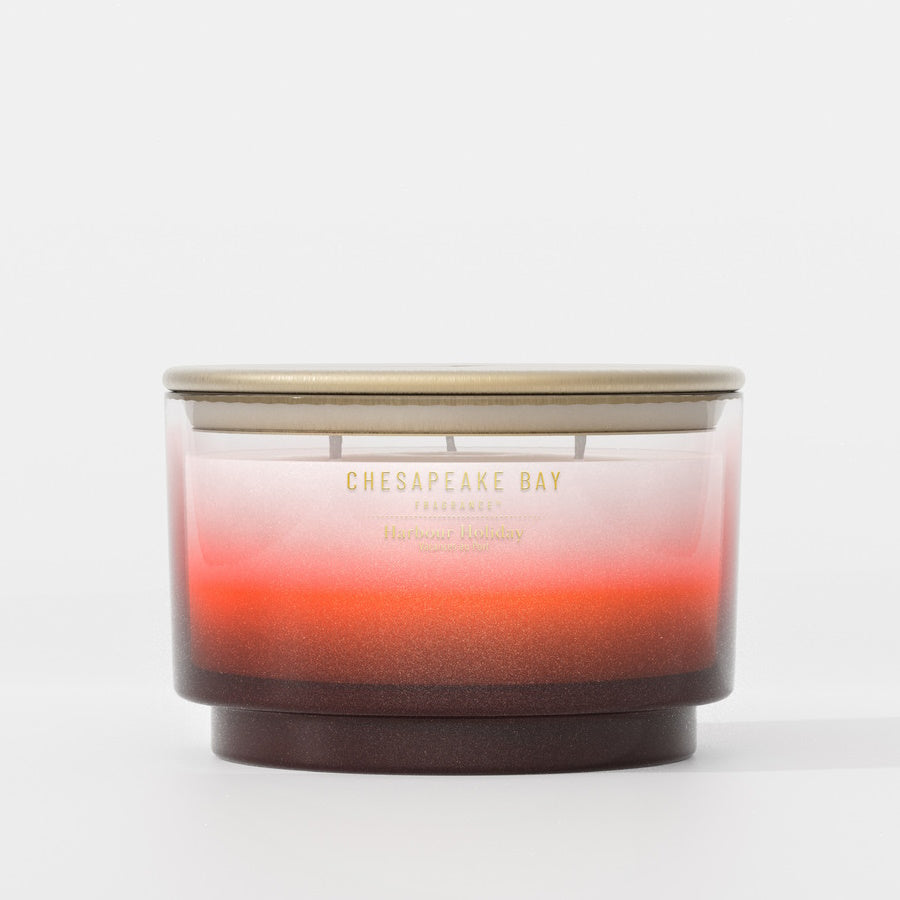 Holiday Harbour Chesapeake Bay 3 Wick Smooth Glass Tumbler