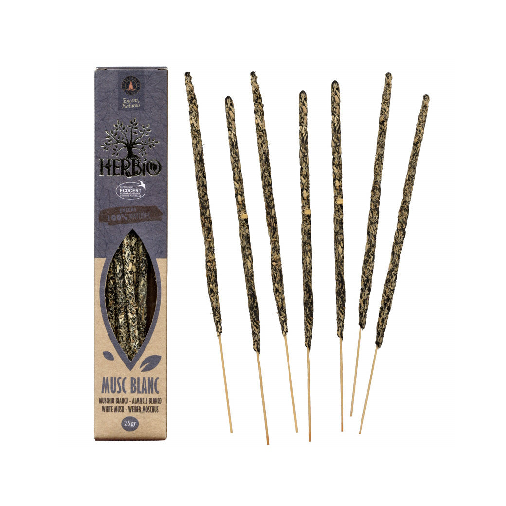White Musk Herbio Incense Sticks