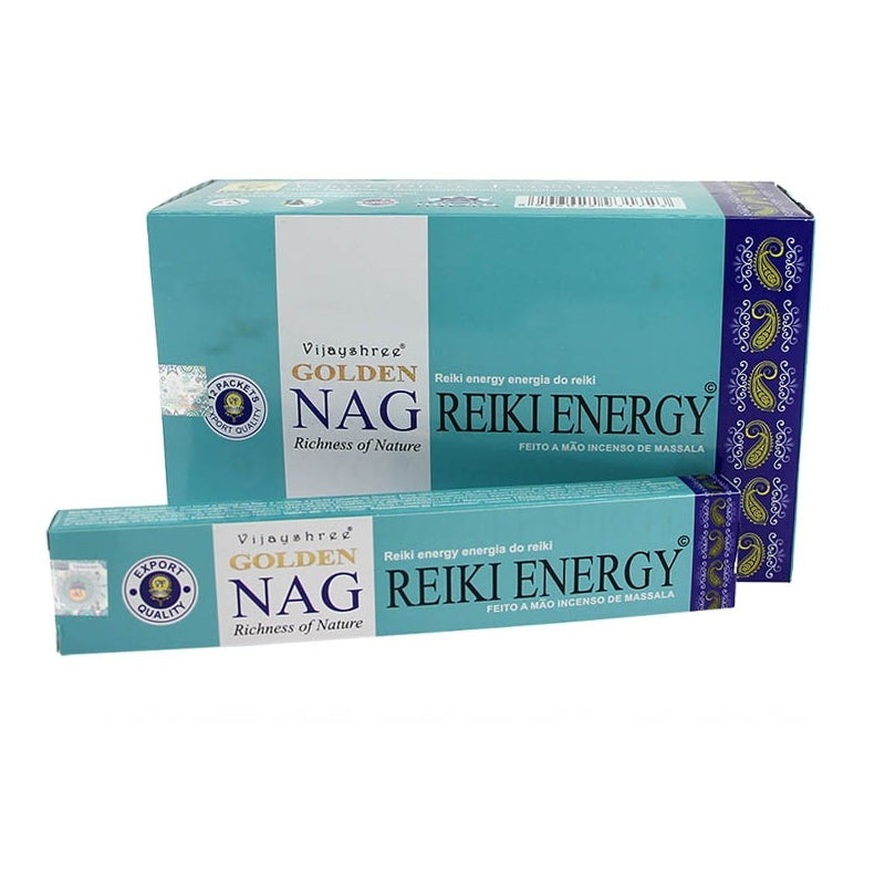 Reiki Energy Golden Nag Incense Sticks