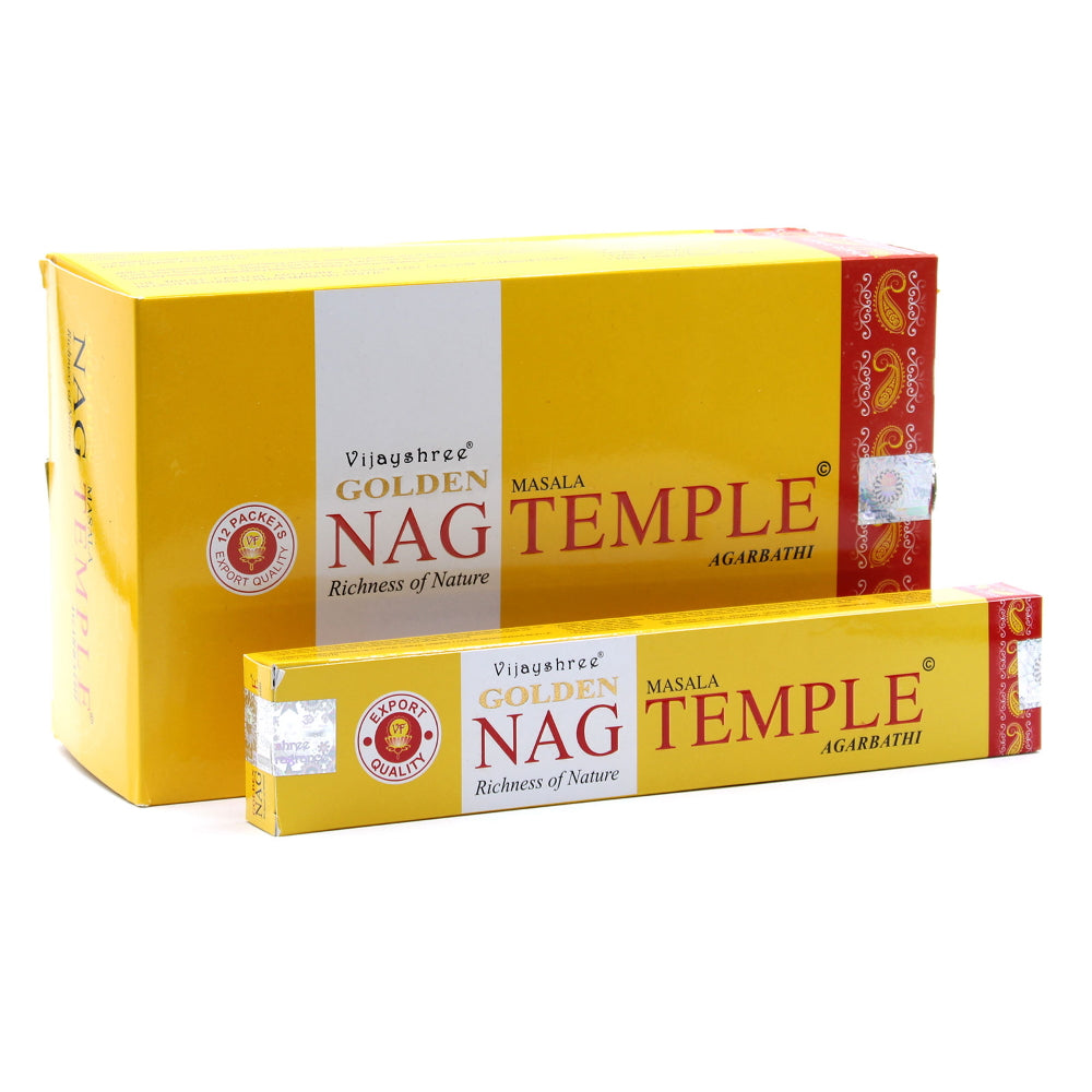 Temple Golden Nag Incense Sticks