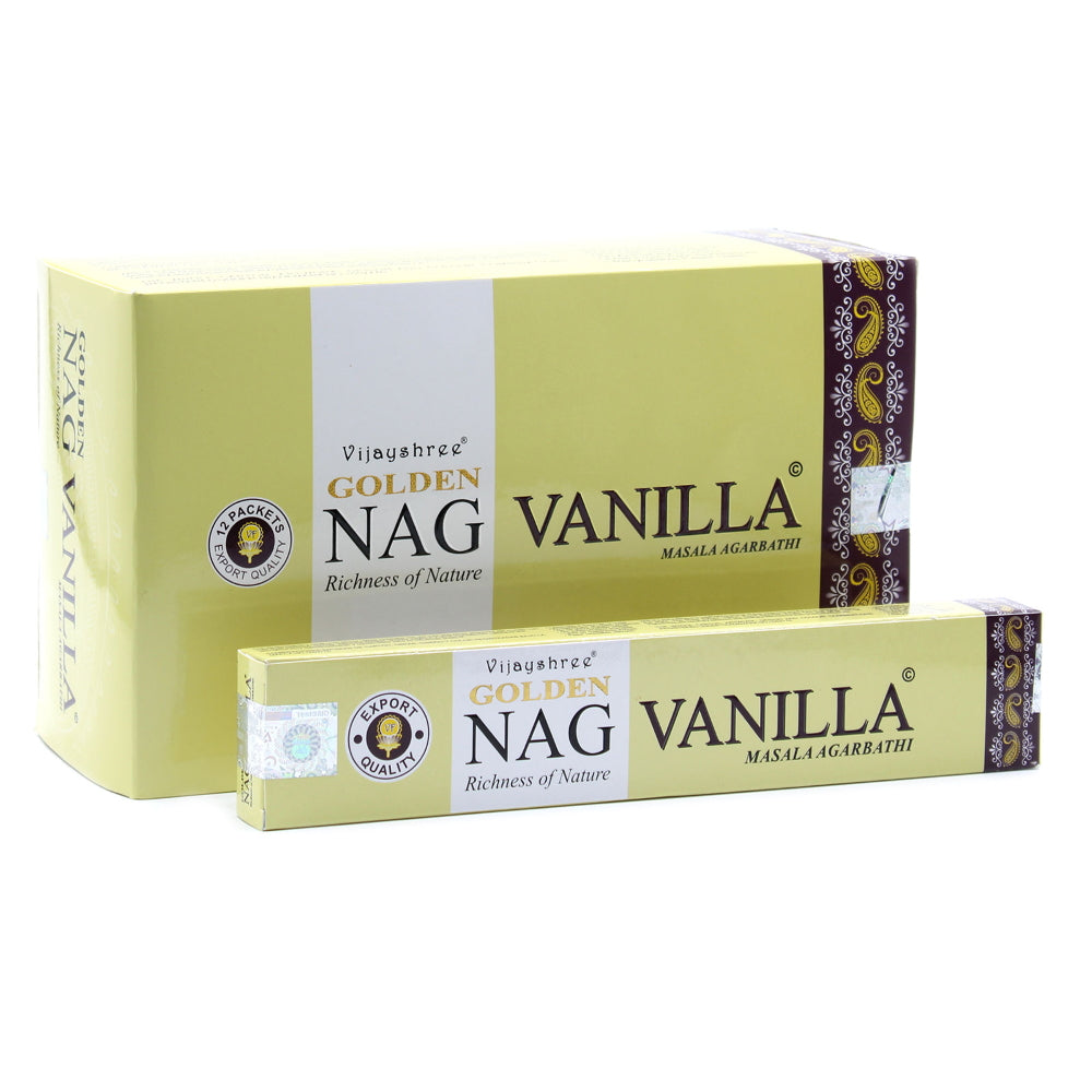 Vanilla Golden Nag Incense Sticks