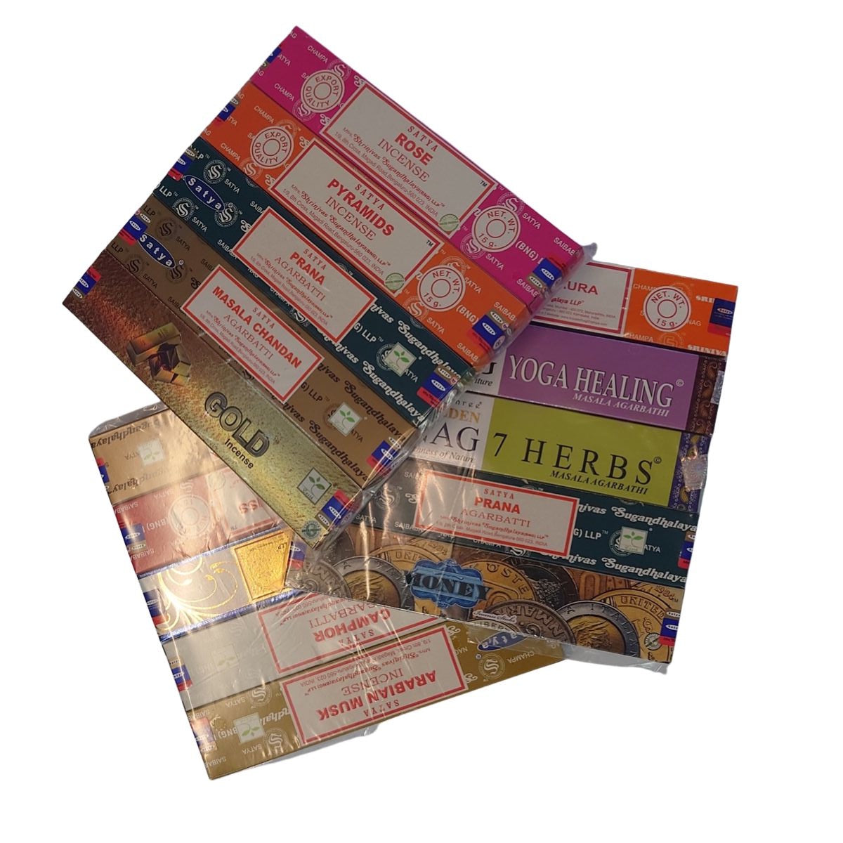 Mixed 5 Pack Satya Incense Sticks