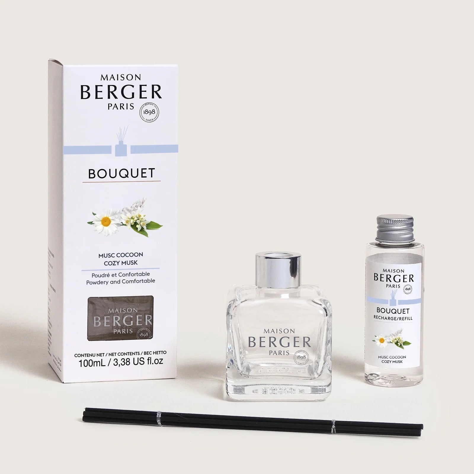 Cozy Musk 100ml Bouquet Reed Diffuser