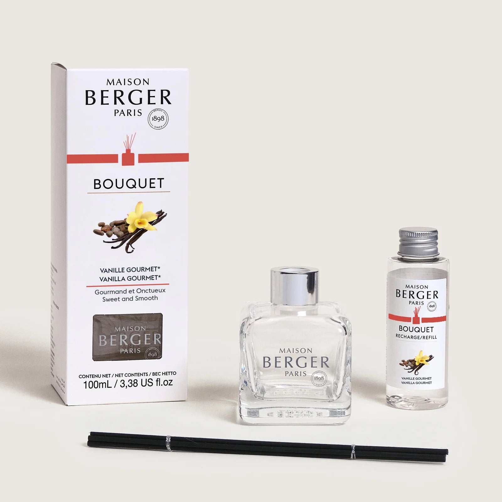 Vanilla Gourmet 100ml Bouquet Reed Diffuser