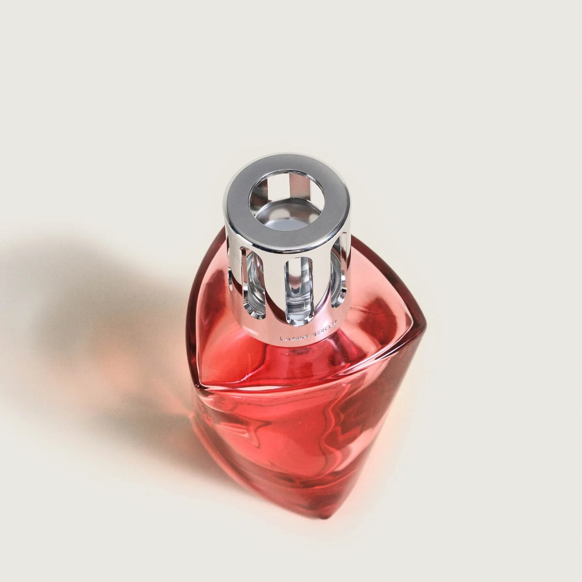 Red Terra Lamp Berger Set with Black Angelica Fragrance