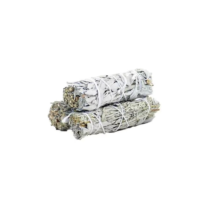 10cm Smudge Stick (1) - White Sage & Blue Sage