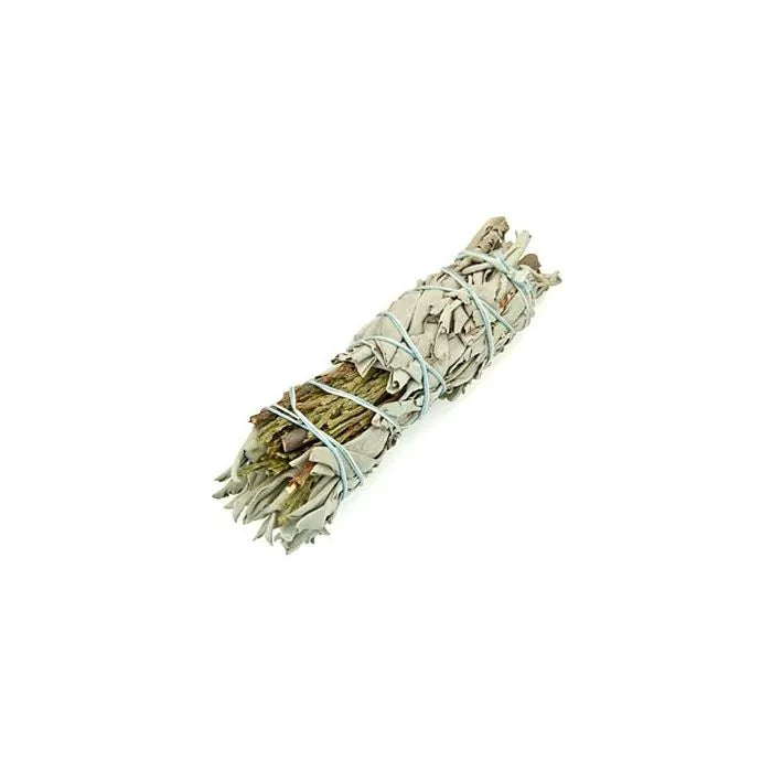 10cm Smudge Stick (1) - White Sage & Cedar