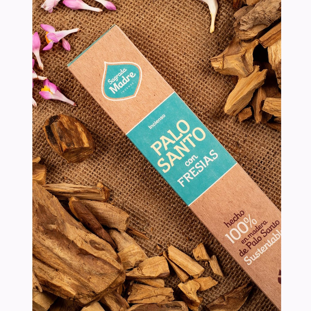 Sagrada Madre Incense - Palo Santo with Freesias