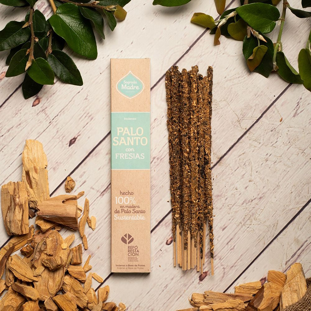 Sagrada Madre Incense - Palo Santo with Freesias