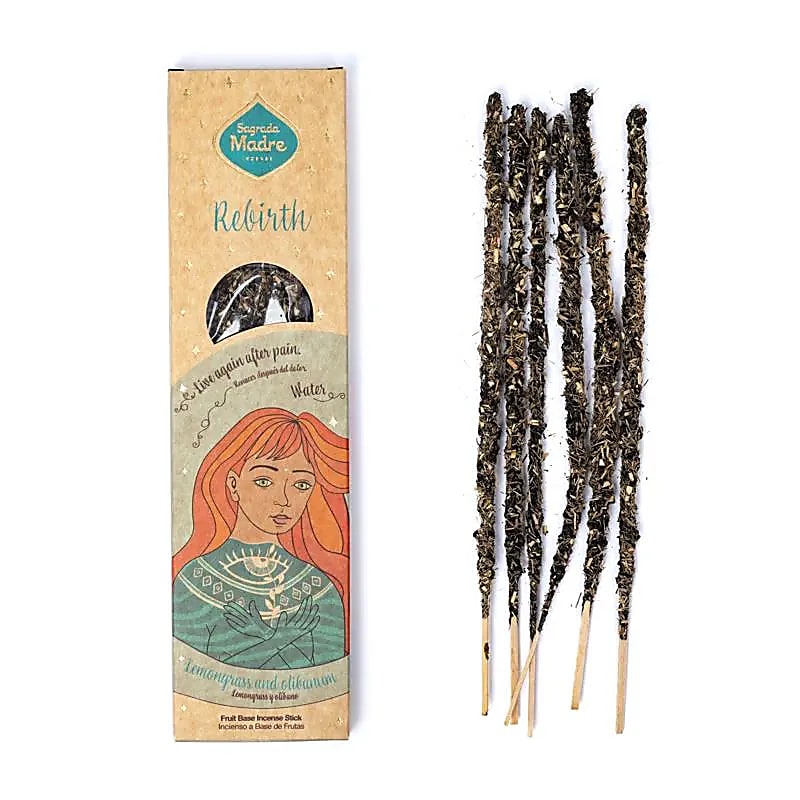 'Water'(Rebirth) 5 Elements Incense - Lemongrass and Olibanum