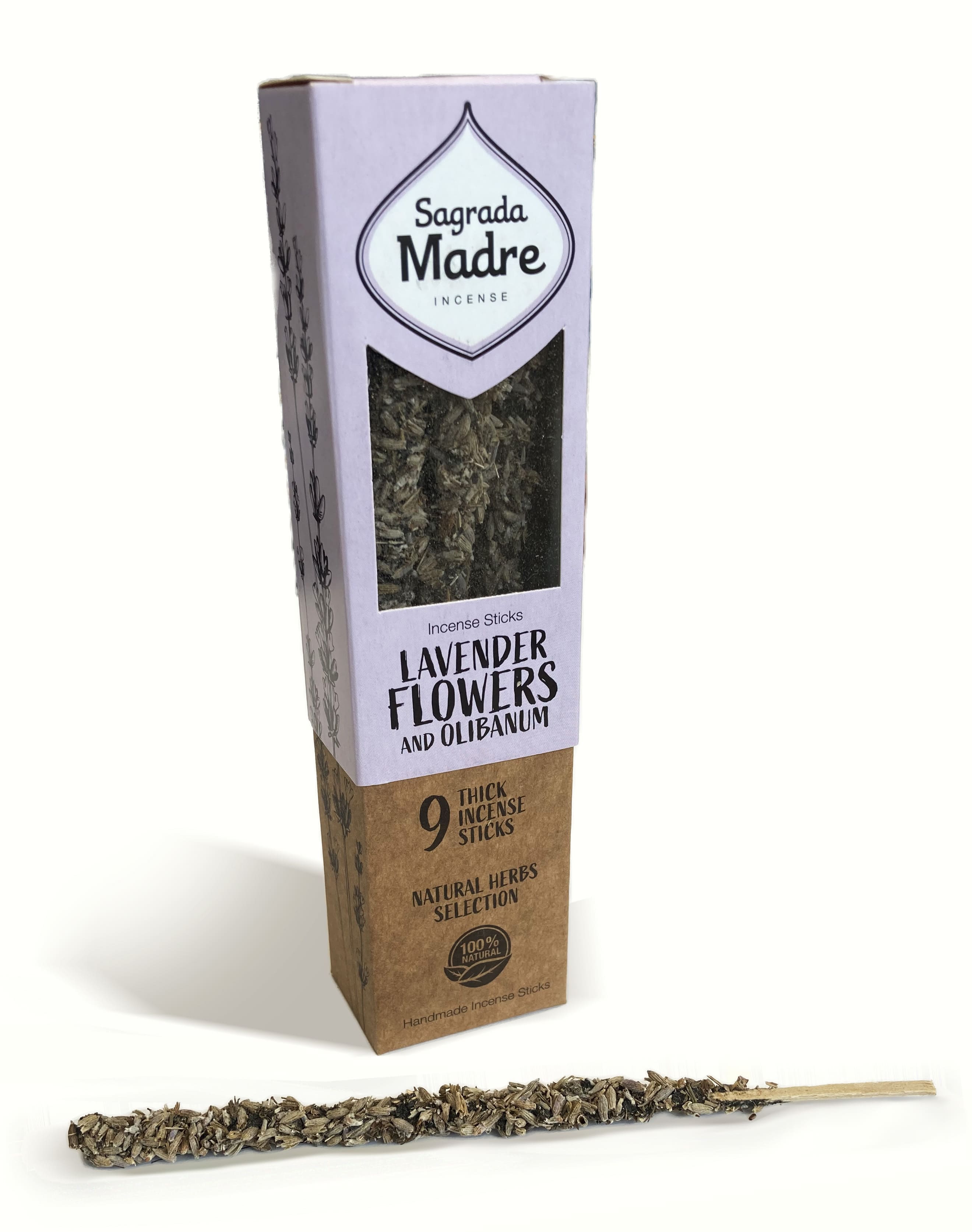 Sagrada Madre Herbal Incense - Lavender Flowers & Olibanum