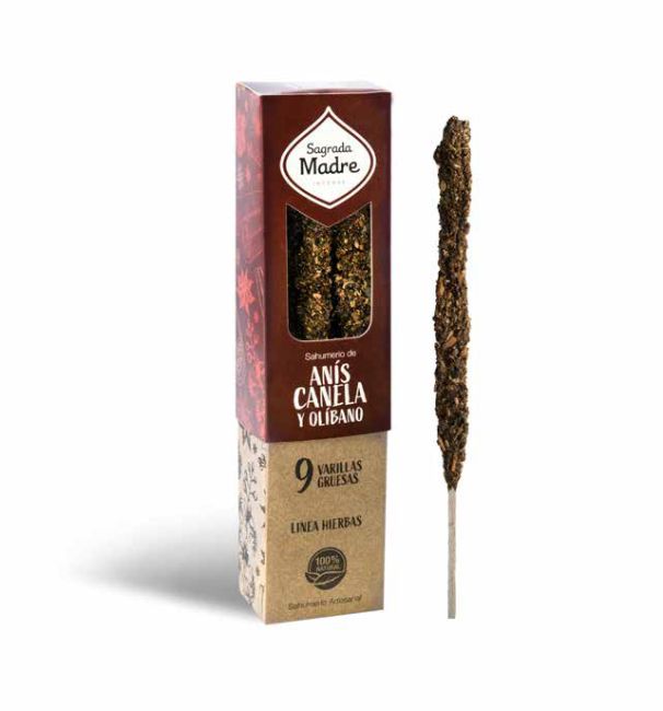 Sagrada Madre Herbal Incense - Cinnamon, Anise & Olibanum