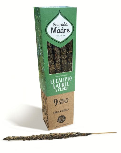 Sagrada Madre Herbal Incense - Eucalyptus, Bay Leaf & Cedar