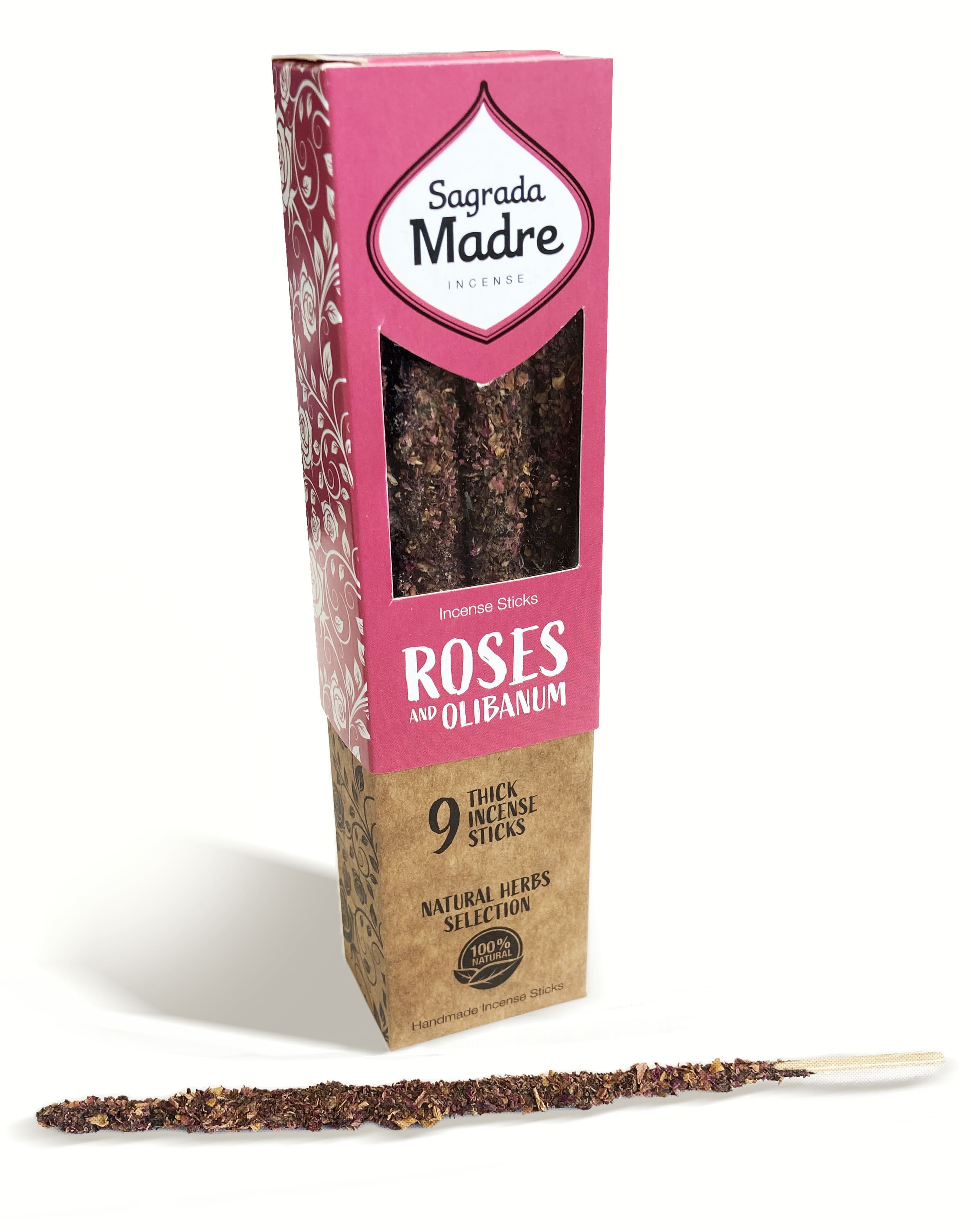 Sagrada Madre Herbal Incense - Roses & Frankincense