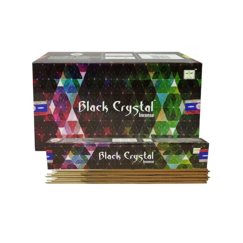 Black Crystal Satya Incense Sticks