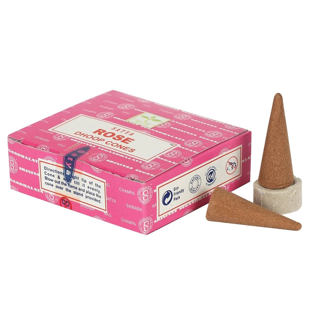 Rose Satya Dhoop Incense Cones