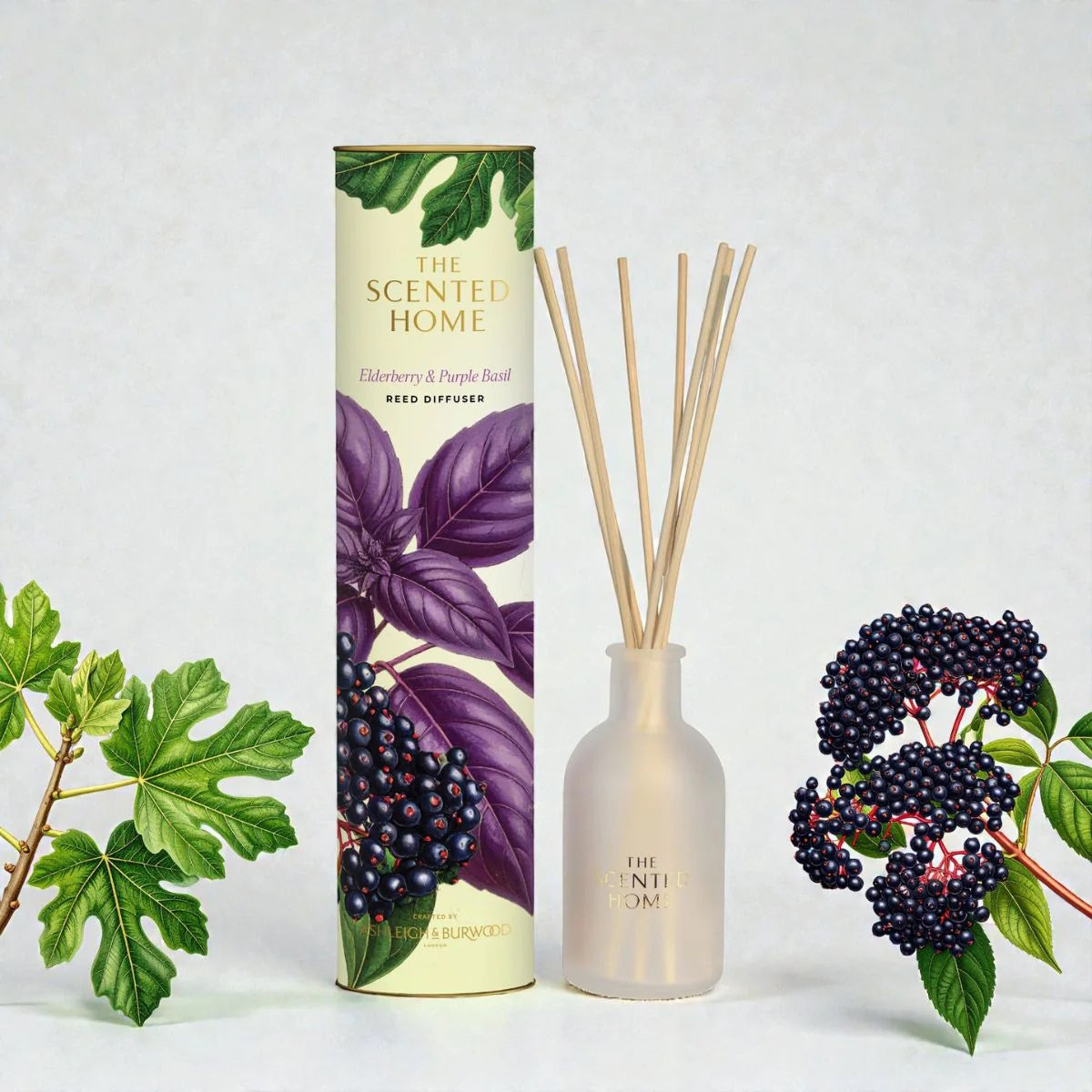 Elderberry & Purple Basil Reed Diffuser - 150ml