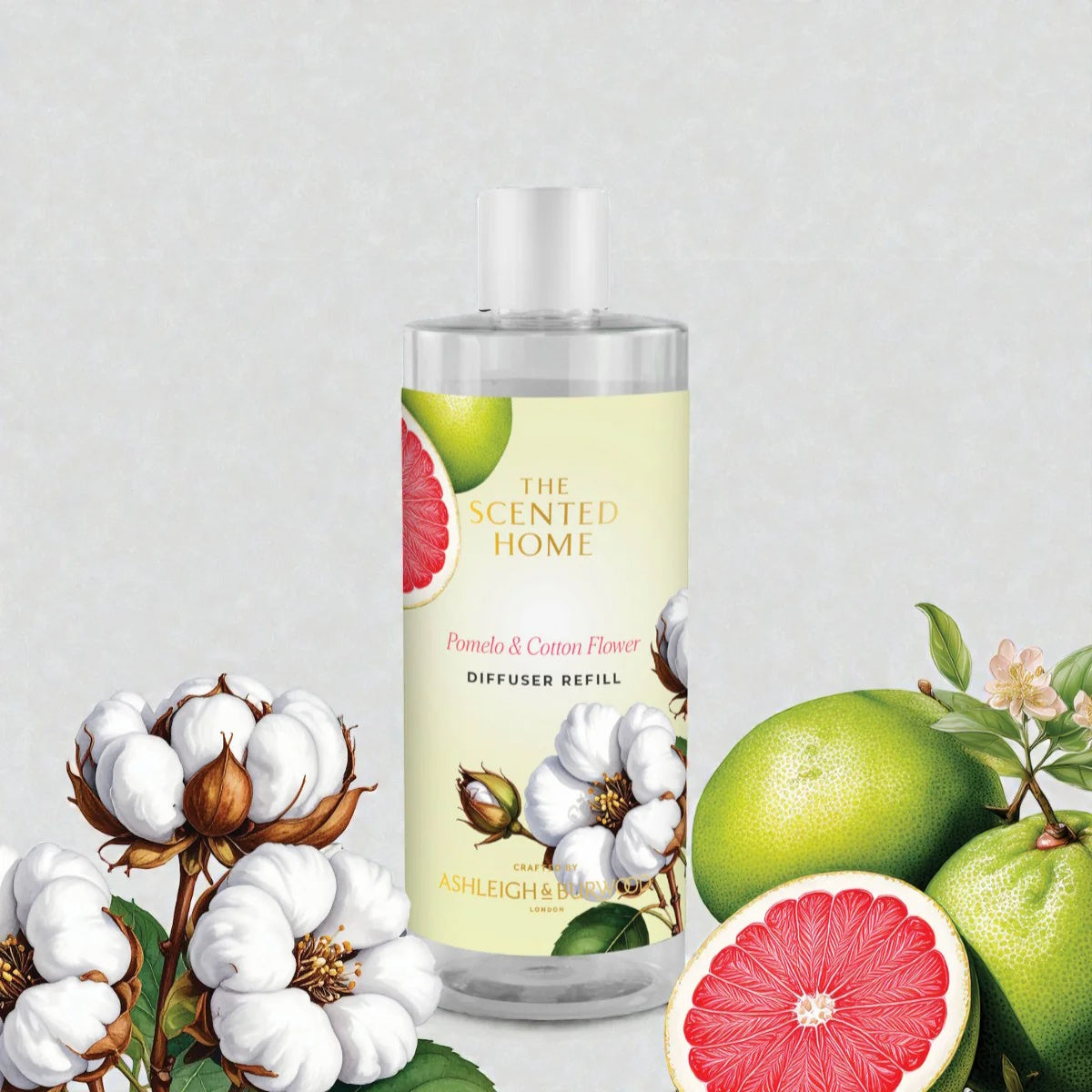 Pomelo & Cotton Flower Reed Diffuser REFILL - 300ml