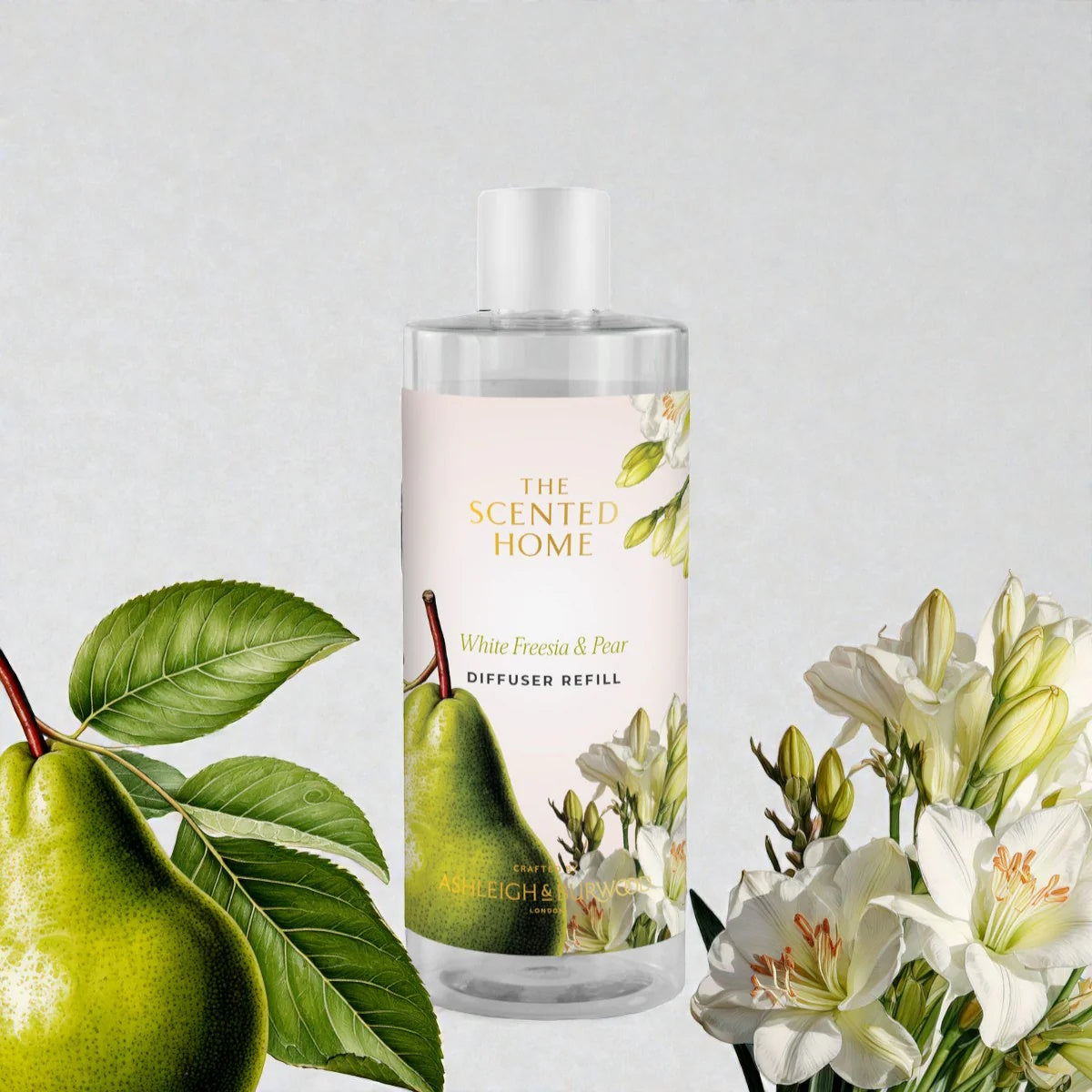 White Freesia & Pear Reed Diffuser REFILL - 300ml