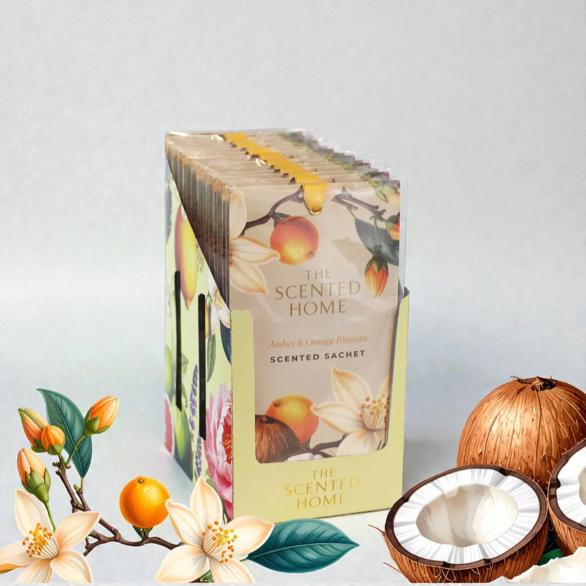 Amber & Orange Blossom Scented Sachet