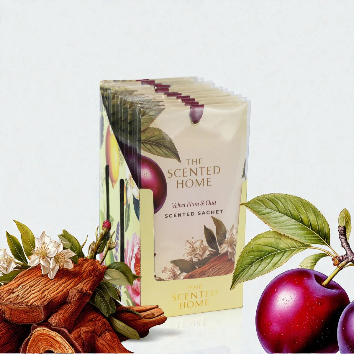 Velvet Plum & Oud Scented Sachet