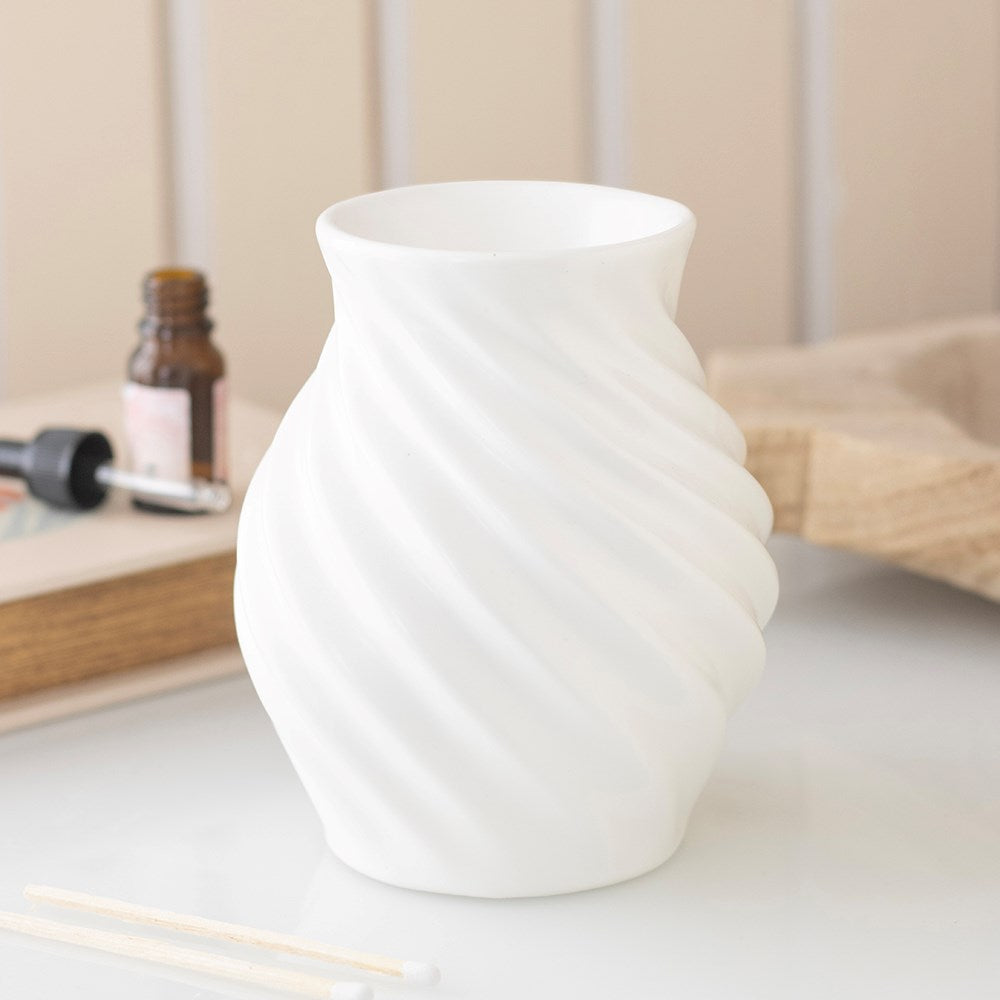 Spiral Swirl Melt Warmer and Oil Burner