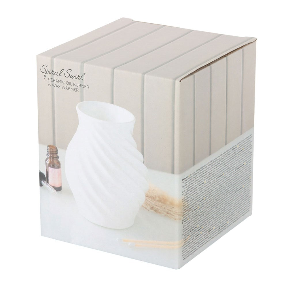 Spiral Swirl Melt Warmer and Oil Burner