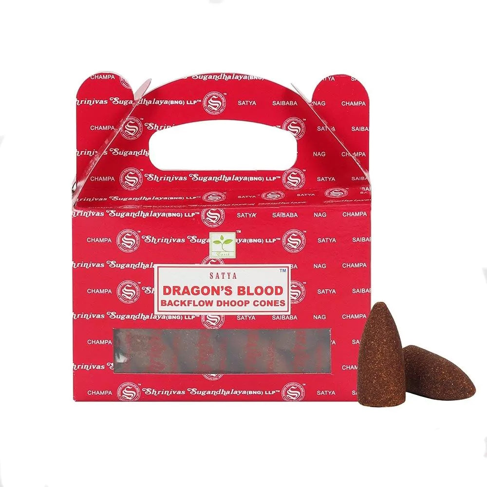 Dragon's Blood Satya Dhoop Backflow Cones