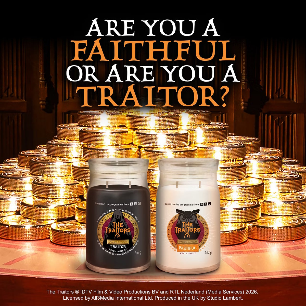 BBC The Traitors - 'Traitor' Large Jar