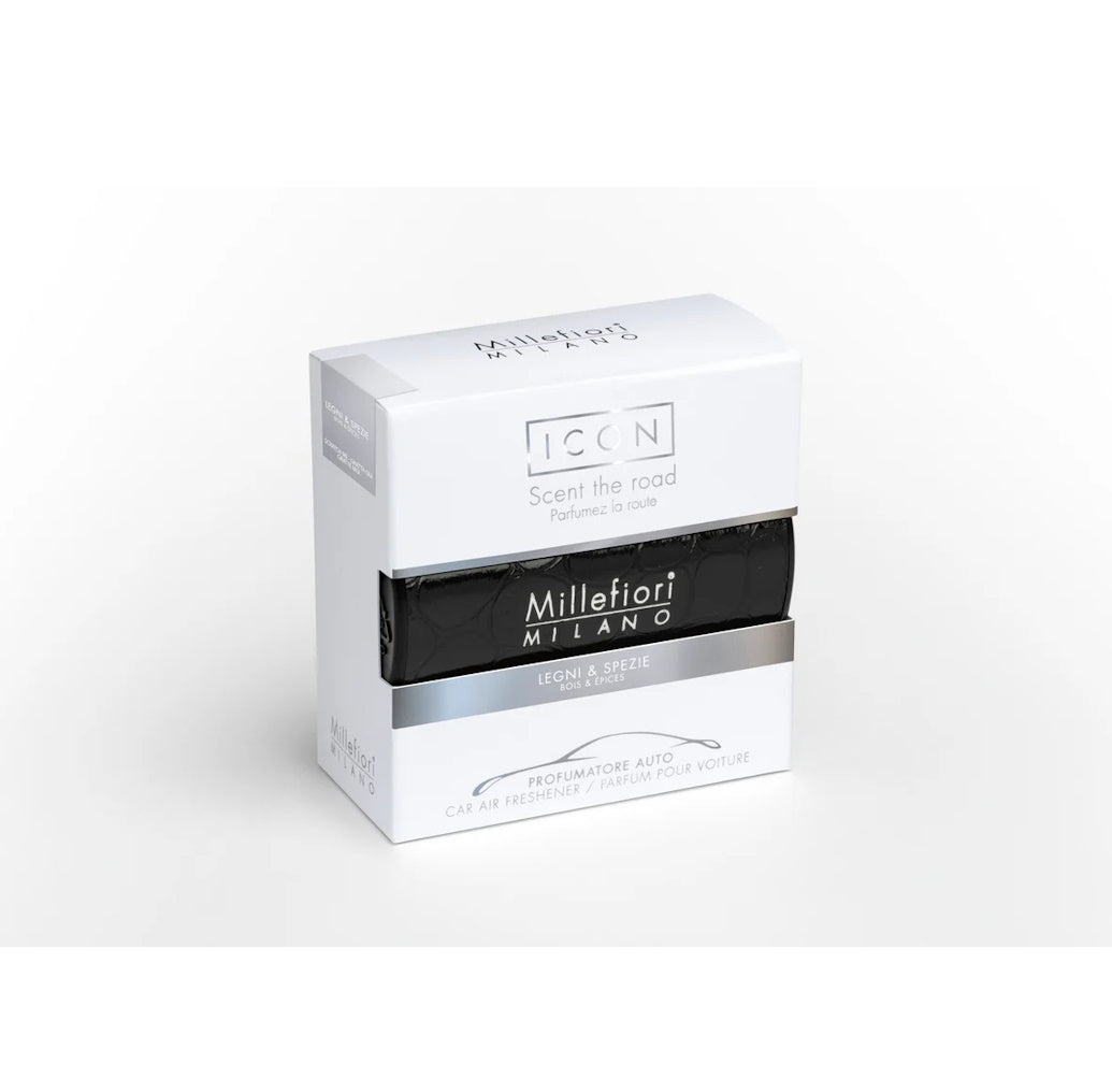 Millefiori Urban Car Air Freshener - Black inc. Legni & Spezei