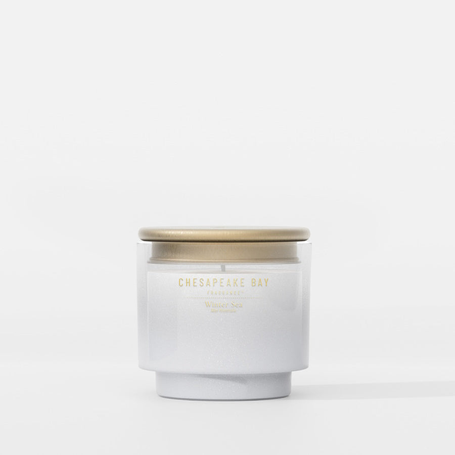 Winter Sea Chesapeake Bay Small Candle