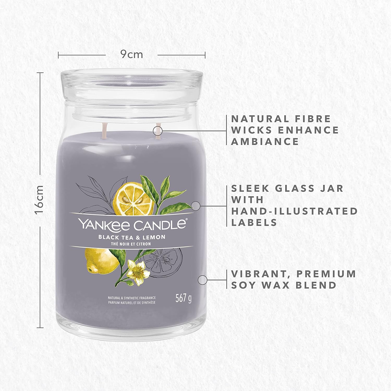 Black Tea & Lemon Signature Large Jar - Last Chance
