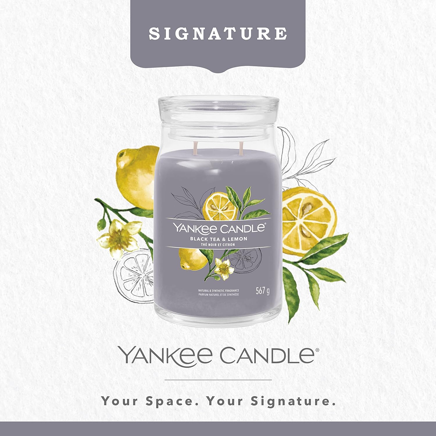 Black Tea & Lemon Signature Large Jar - Last Chance