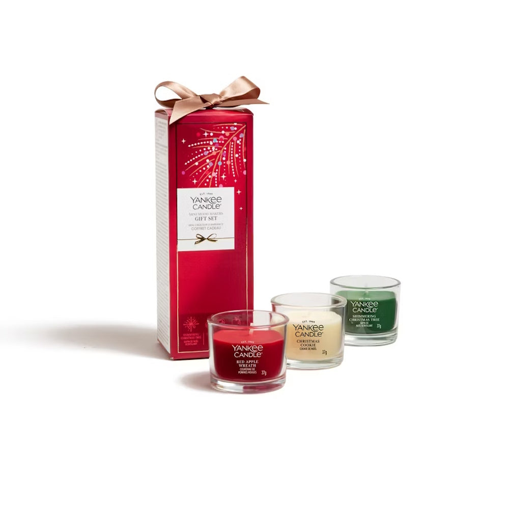 3 Pack Mini Candle Christmas Set