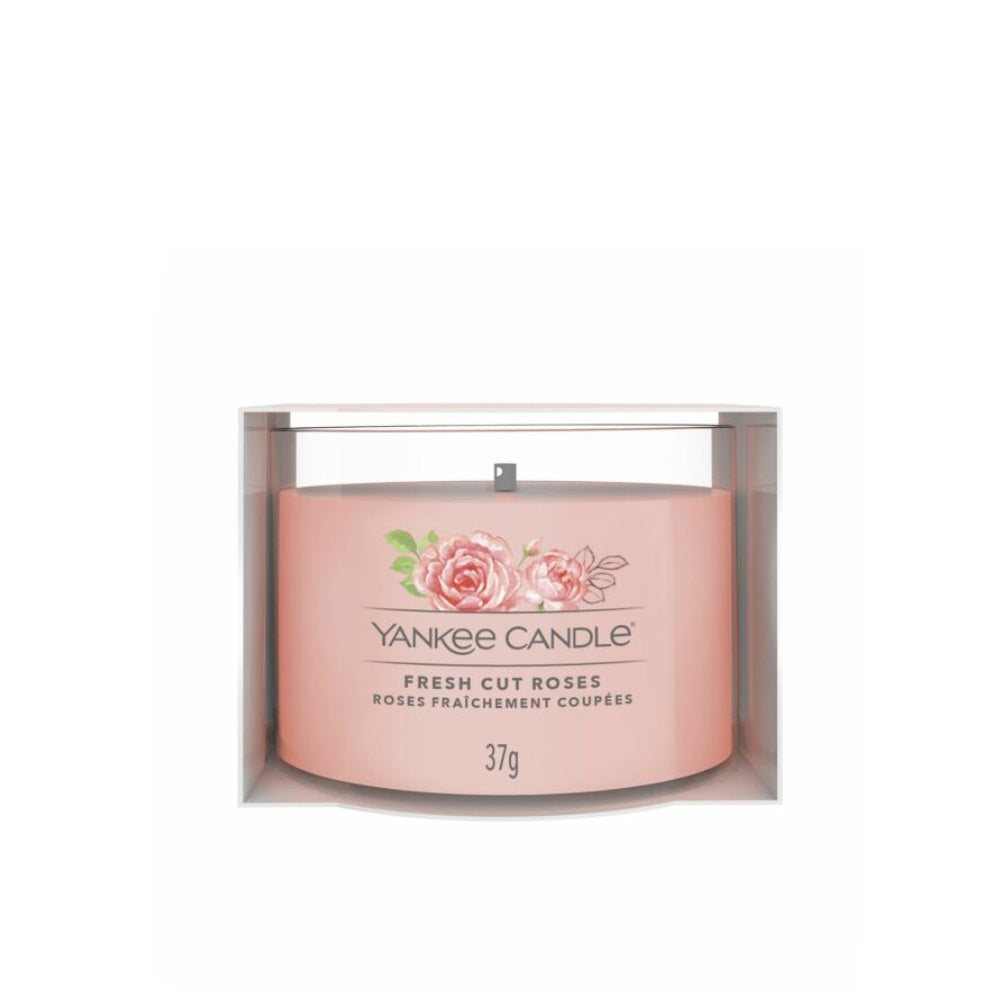 Fresh Cut Roses Mini Candle