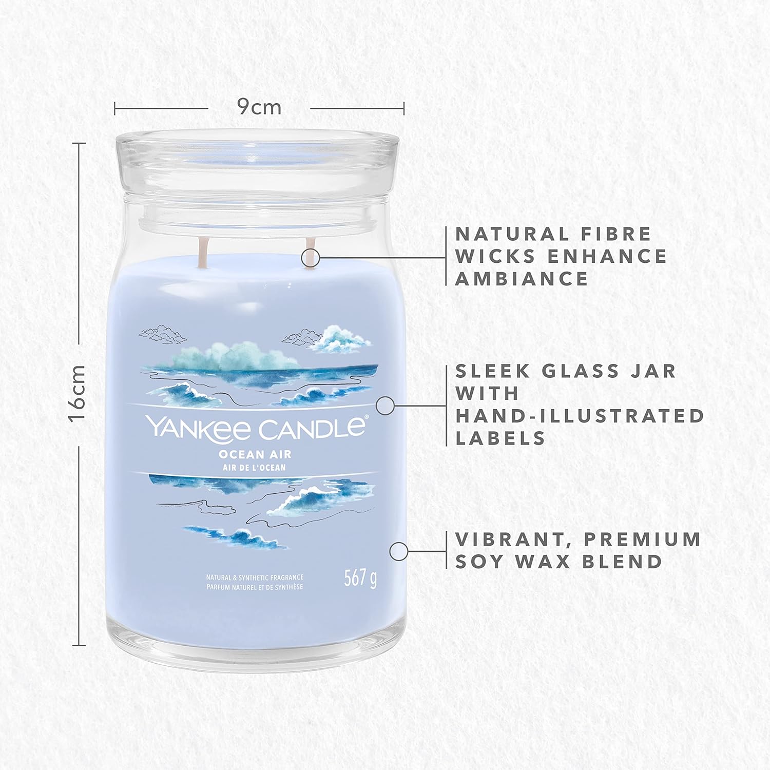 Ocean Air Signature Large Jar - SALE