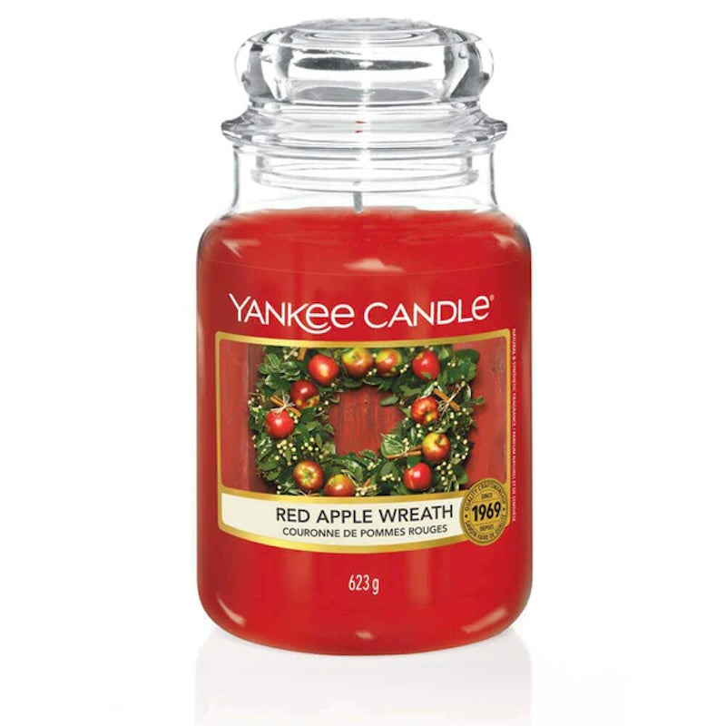 Red Apple Wreath Classic Large Jar - SALE