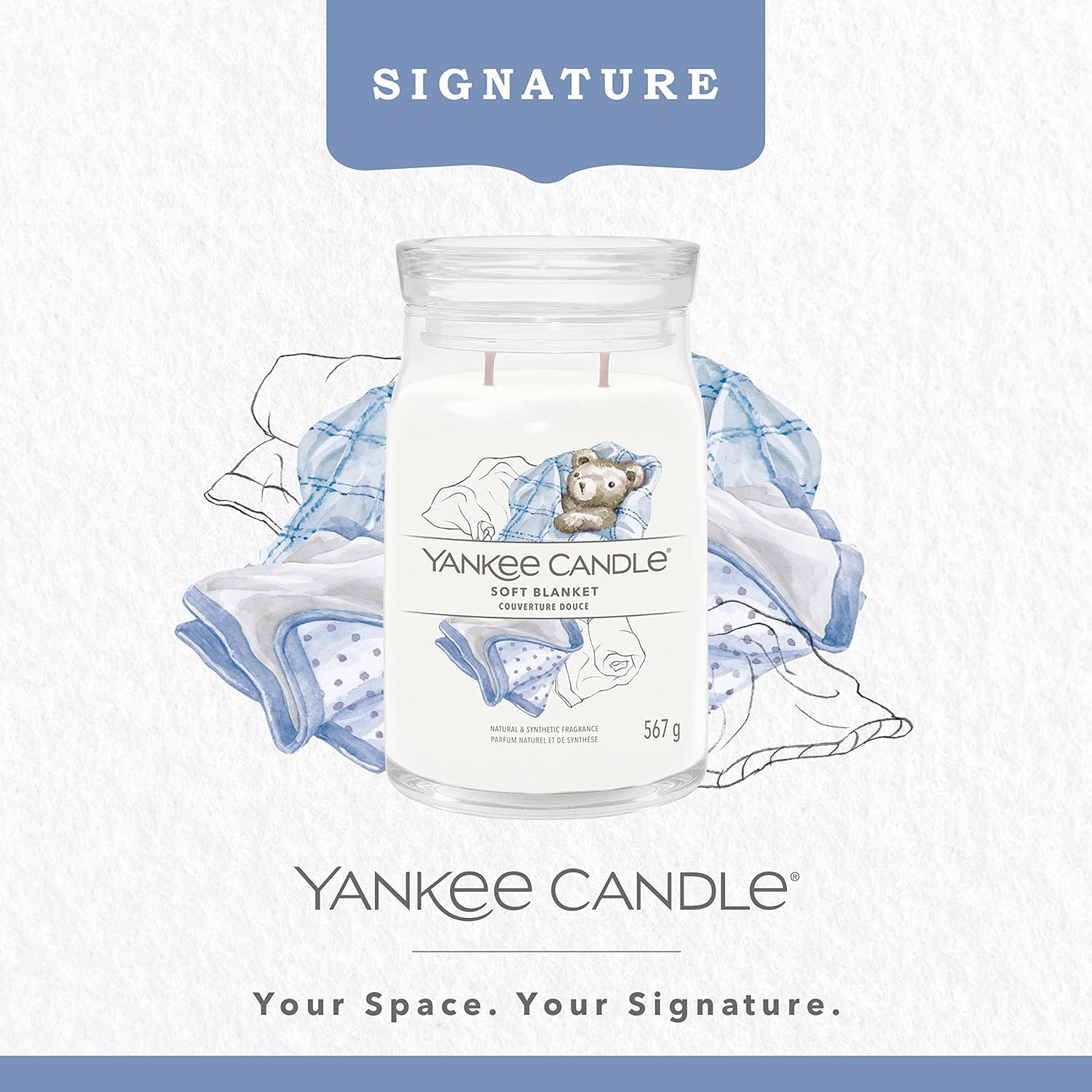Soft Blanket Signature Large Jar - SALE