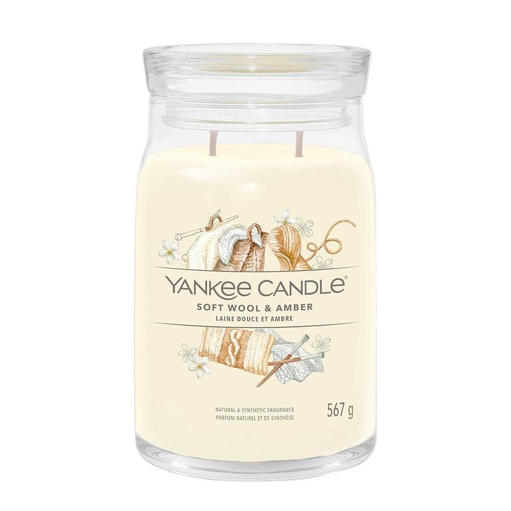 Soft Wool & Amber Signature Large Jar - SALE
