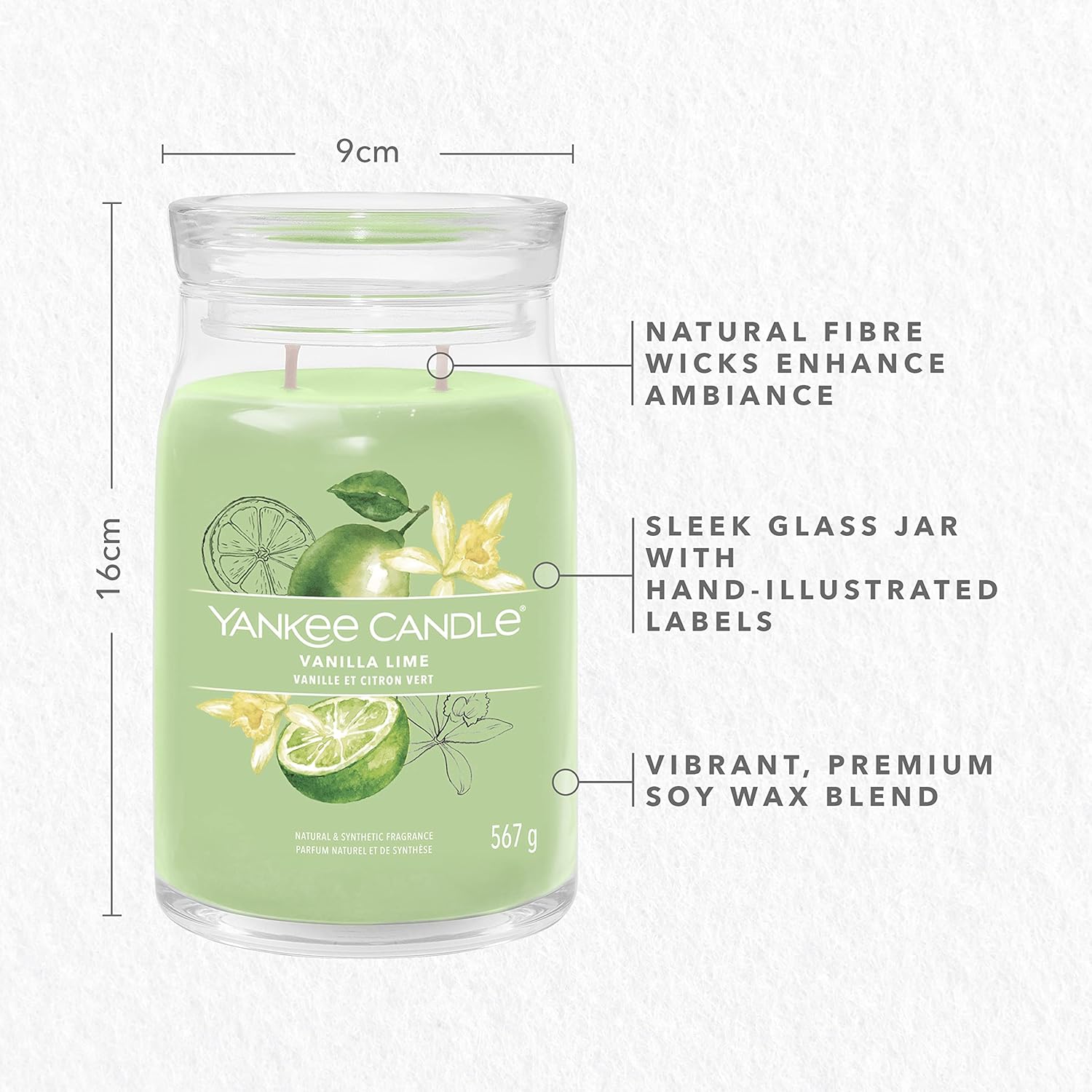 Vanilla Lime Signature Large Jar - SALE